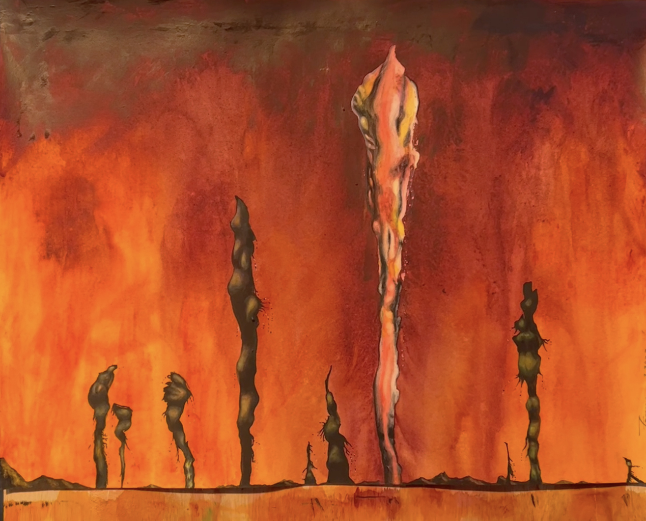 "Aemidat", Watercolor on Paper, (February 2023). © Gian Luca Ferme.